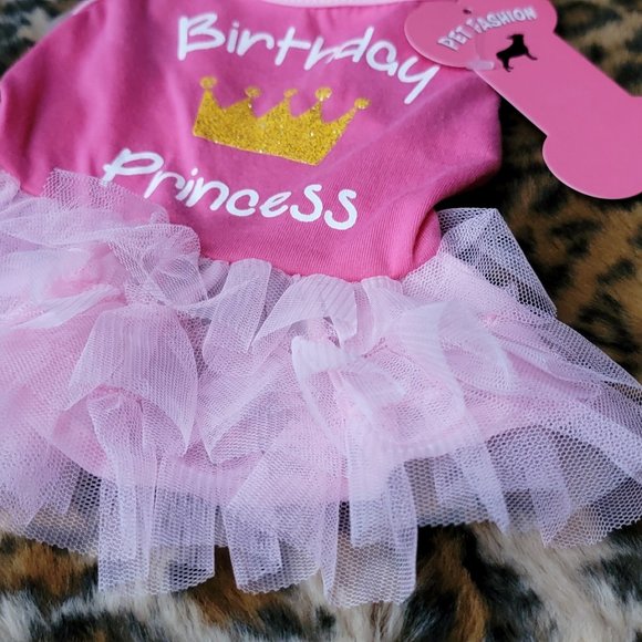Pet Dress Birthday Princess Dog or Cat size xsmall New w/ Tag! - Picture 2 of 5
